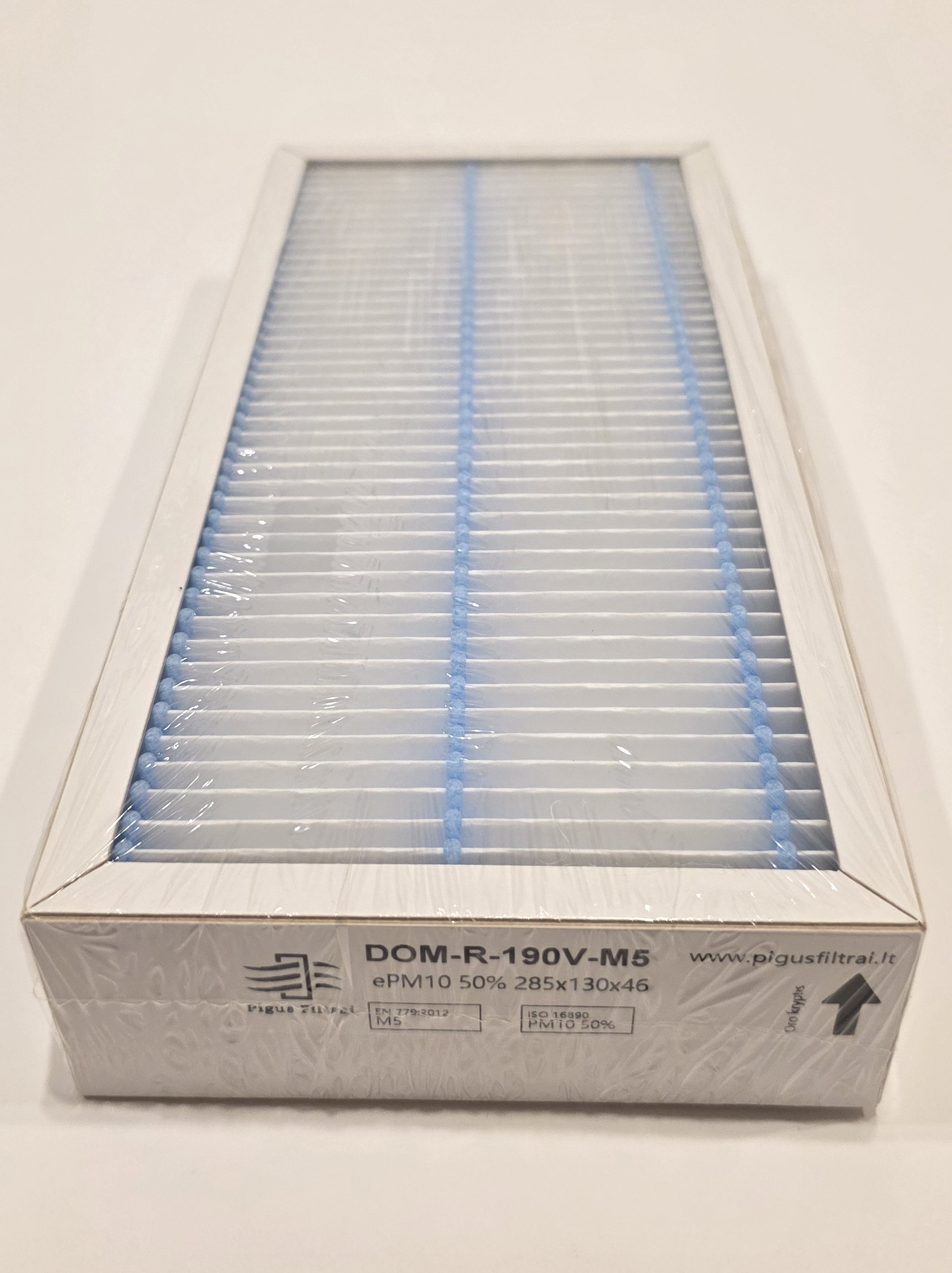 Filtrų komplektas Komfovent Domekt R 200 V / R 190 V (285×130×46 mm)