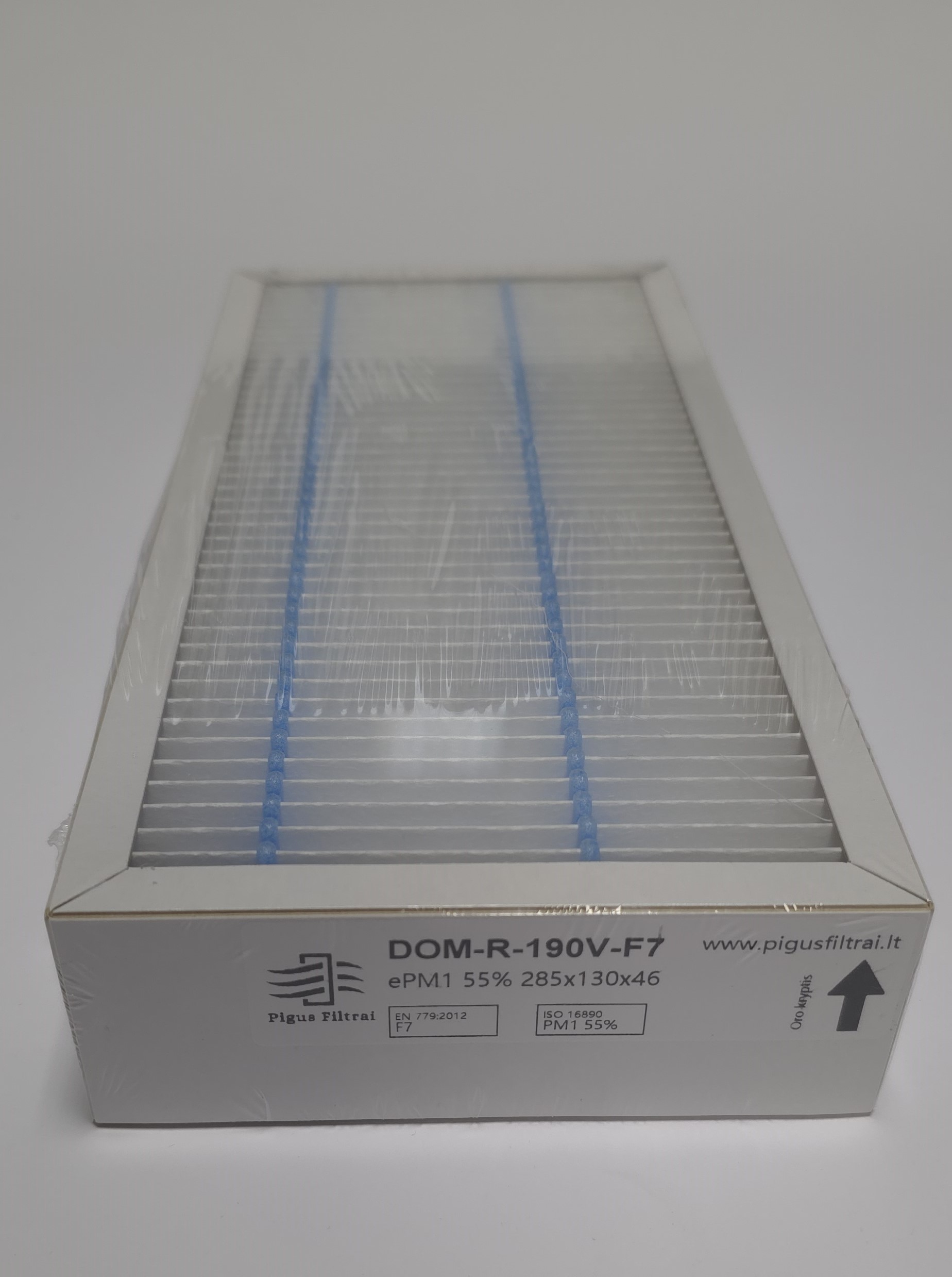 Filtrų komplektas Komfovent Domekt R 200 V / R 190 V (285×130×46 mm)