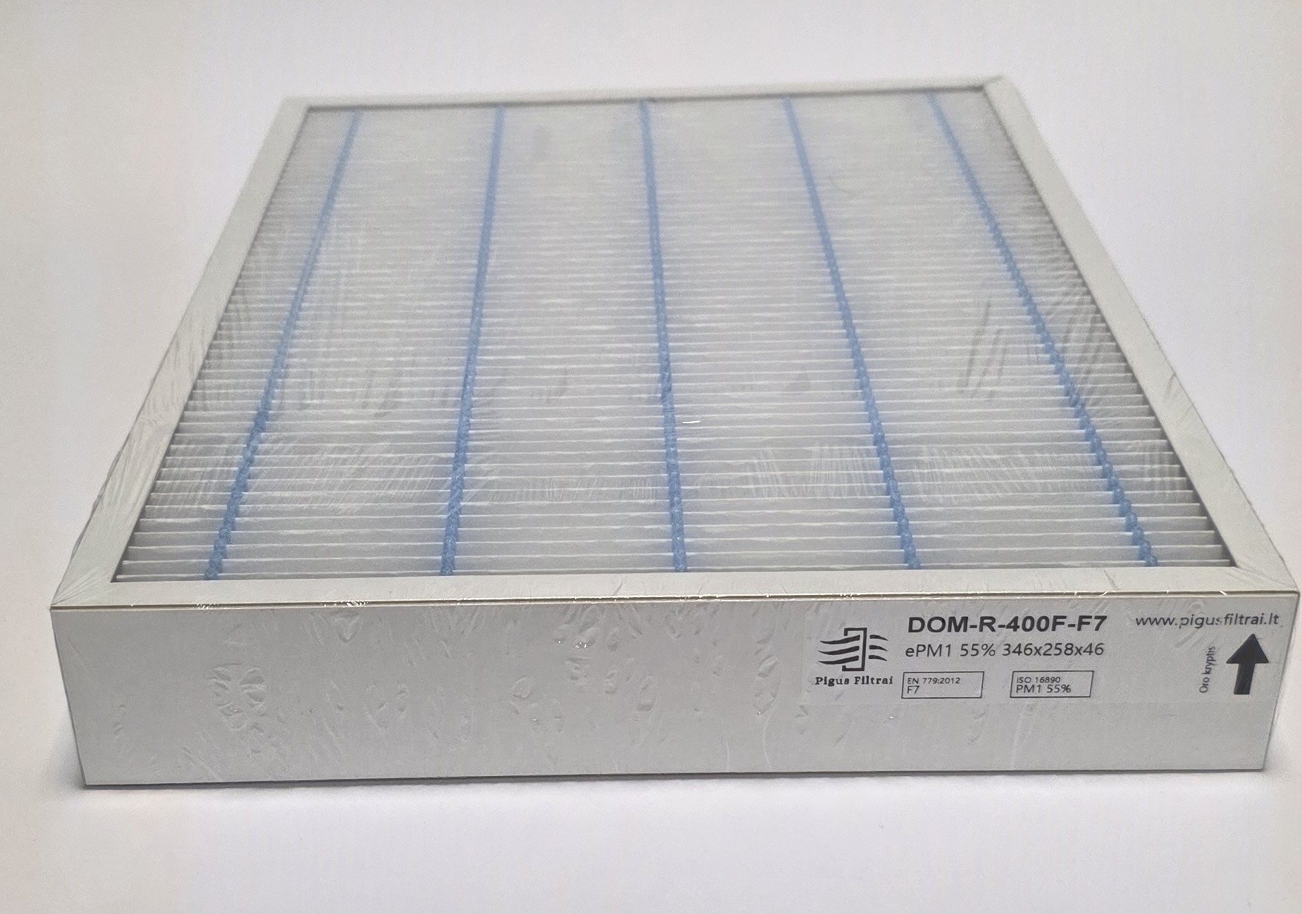 Filtras Komfovent +F7 Domekt R 400 F C6M (346×258×46 mm)