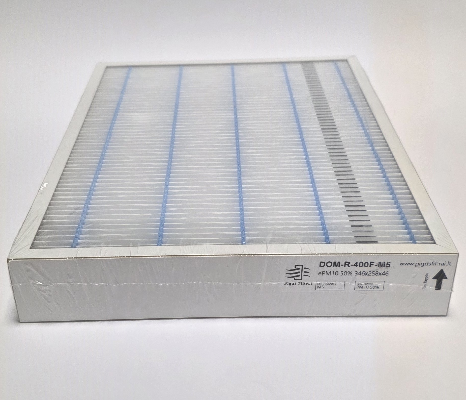 Filtras Komfovent + M5 Domekt R 400 F C6M (346×258×46 mm)