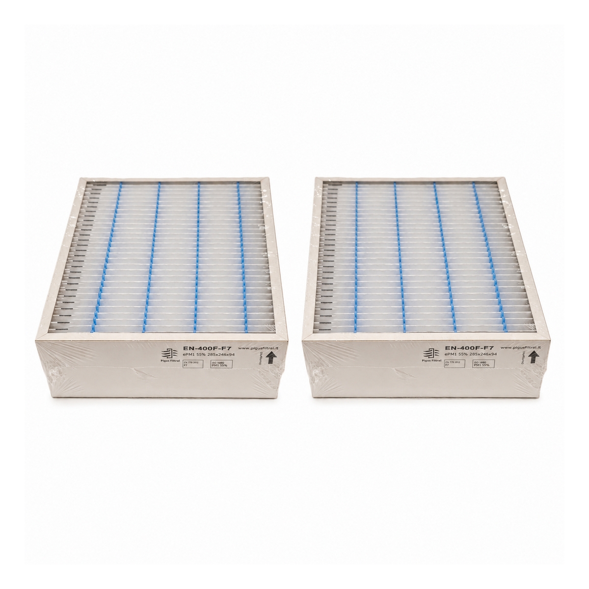 F7 filtrų komplektas rekuperatoriui Ensy AHU-400HH/1 AHU-400HV/1