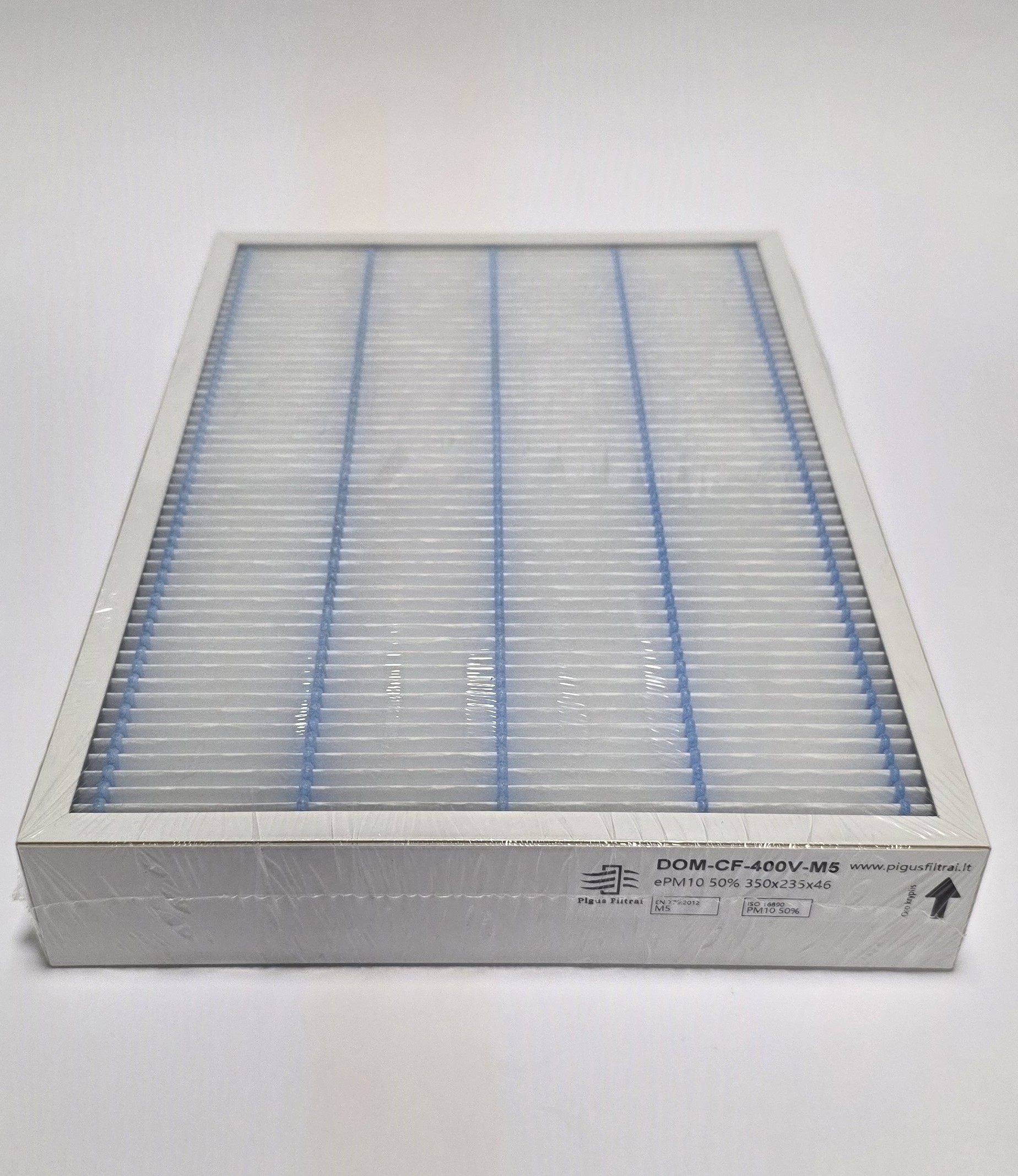 Filtras Komfovent Domekt CF 400 V M5 (350×235×46 mm)