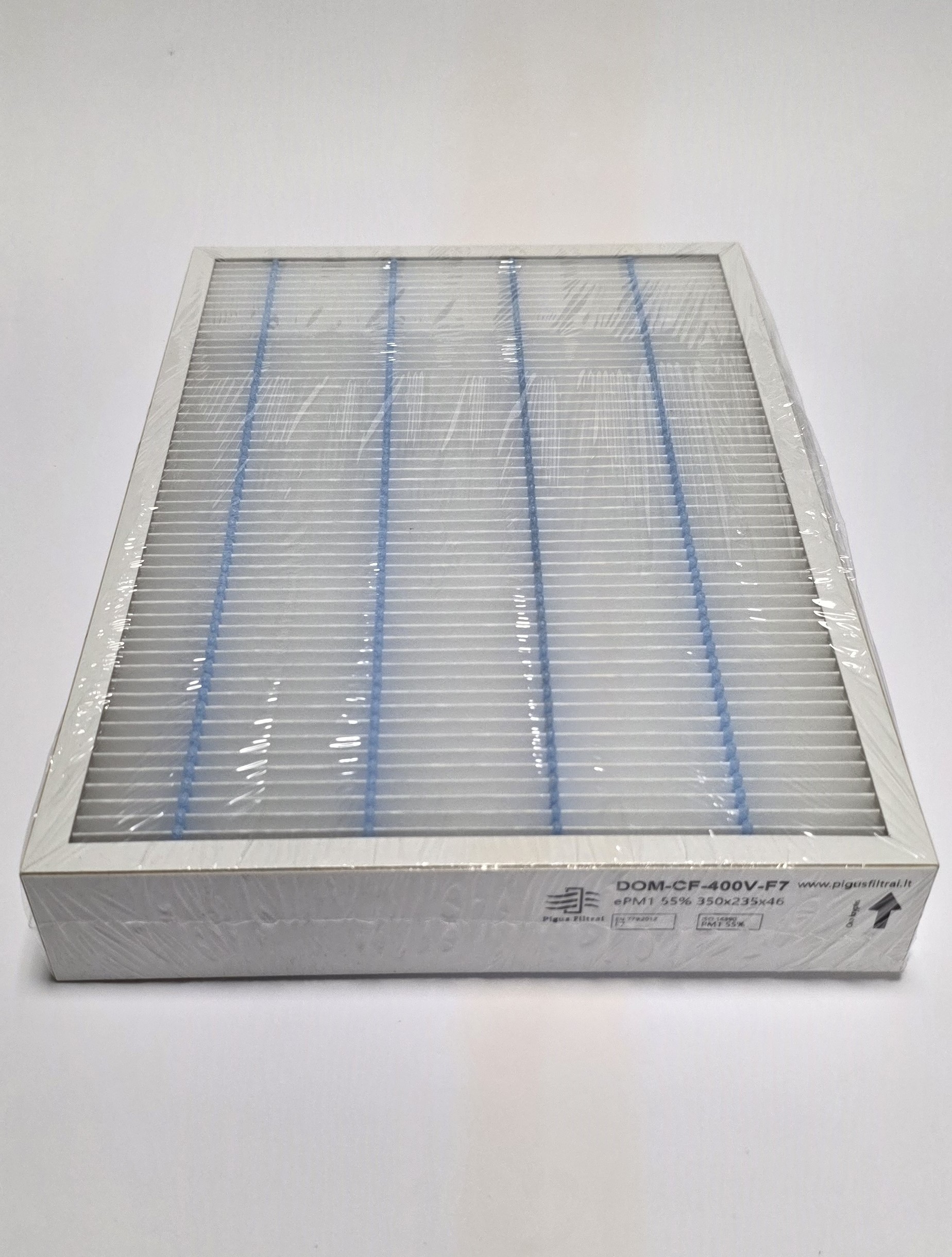 Filtras Komfovent Domekt CF 400 V F7 (350×235×46 mm)