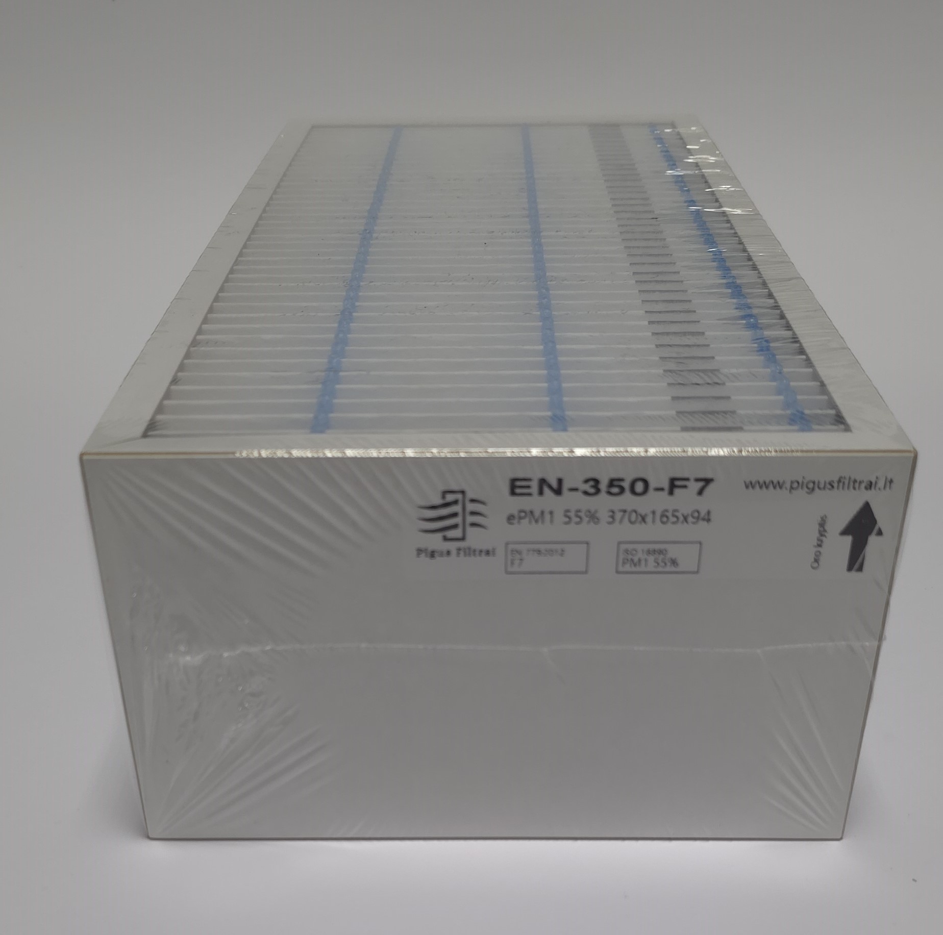 Filtrų komplektas F7+F7, rekuperatoriui Ensy AHU 350/ Ensy AHU 400 (370x160x94)