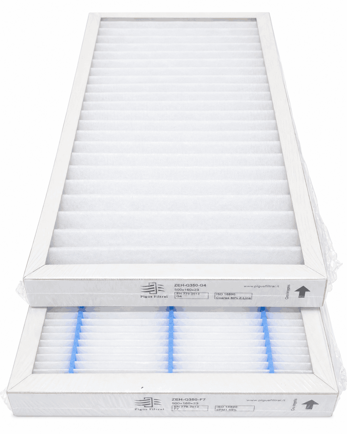 Filtrų komplektas F7+G4 rekuperatoriui Zehnder ComfoAir Q 350 Q 450 Q 600