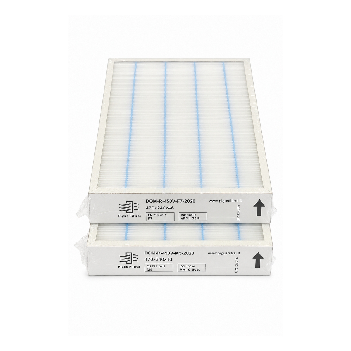 F7+M5 filtrų komplektas rekuperatoriui Komfovent Domekt R 450 V C6